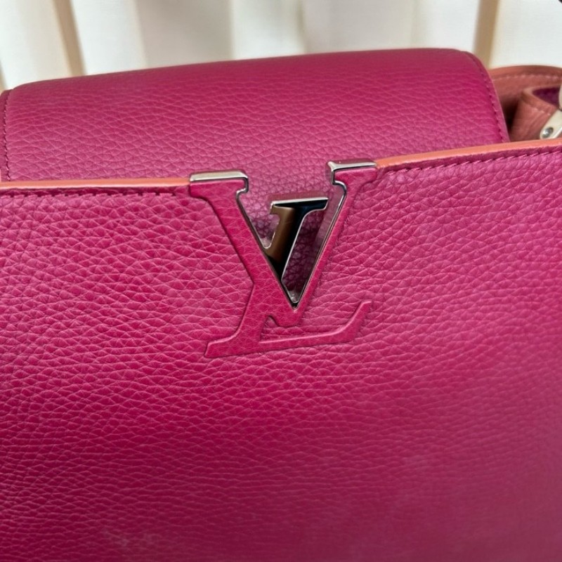LV路易威登 Capucines卡普辛手提包 翻蓋開合 容量大 實用性強 日常通勤百搭-19