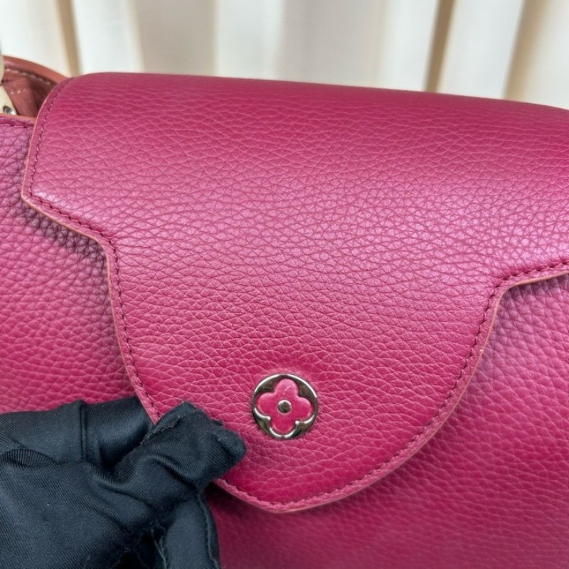LV路易威登 Capucines卡普辛手提包 翻蓋開合 容量大 實用性強 日常通勤百搭-21