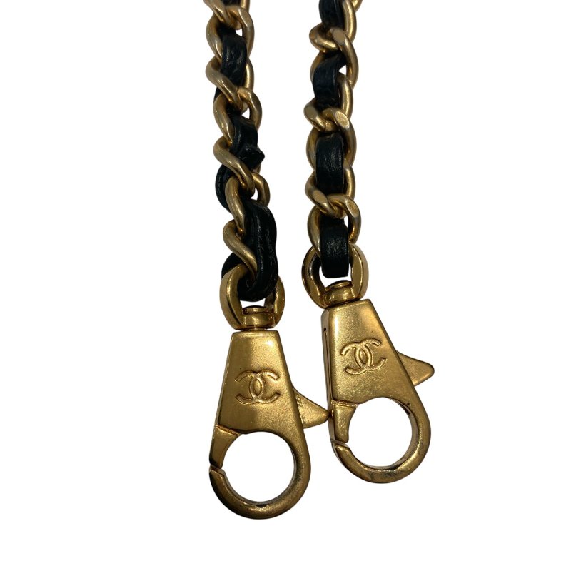 CHANEL 香奈兒 A92990 COCO HANDLE SMALL  荔枝皮 黑色 金鍊 金釦-9