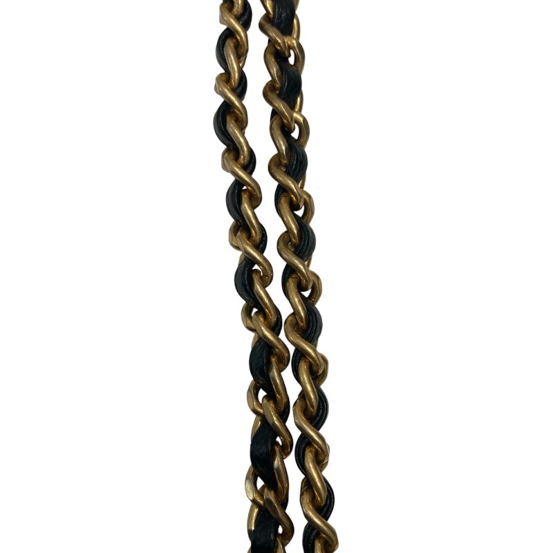 CHANEL 香奈兒 A92990 COCO HANDLE SMALL  荔枝皮 黑色 金鍊 金釦-10