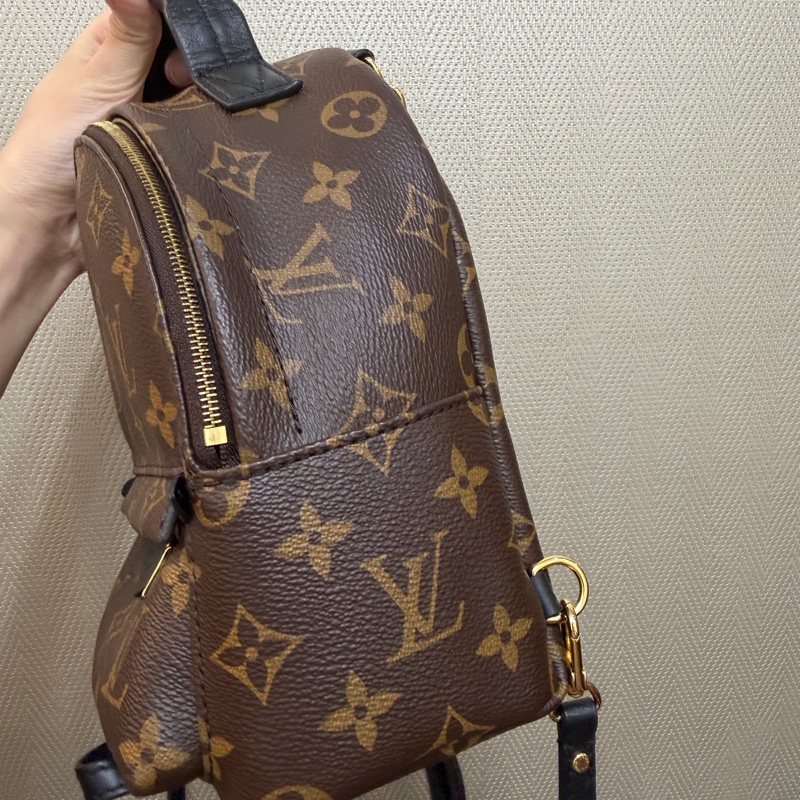 LV 原花金釦mini Palm Springs手提後背包M44873-4