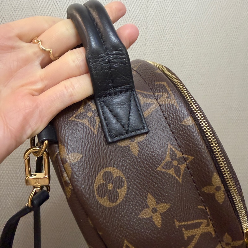 LV 原花金釦mini Palm Springs手提後背包M44873-6