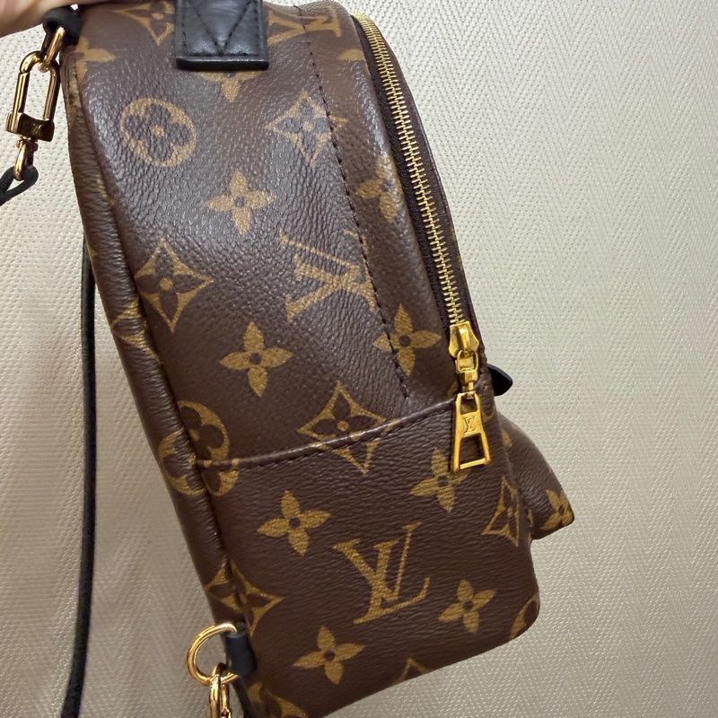 LV 原花金釦mini Palm Springs手提後背包M44873-7