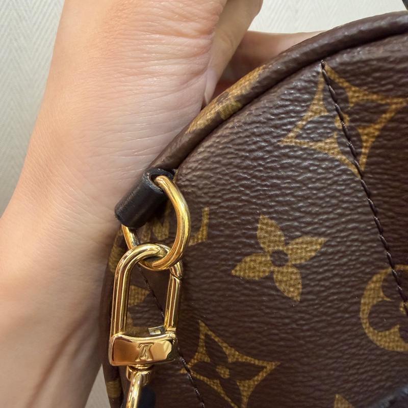 LV 原花金釦mini Palm Springs手提後背包M44873-9