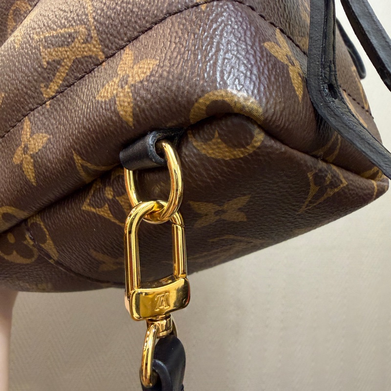 LV 原花金釦mini Palm Springs手提後背包M44873-11
