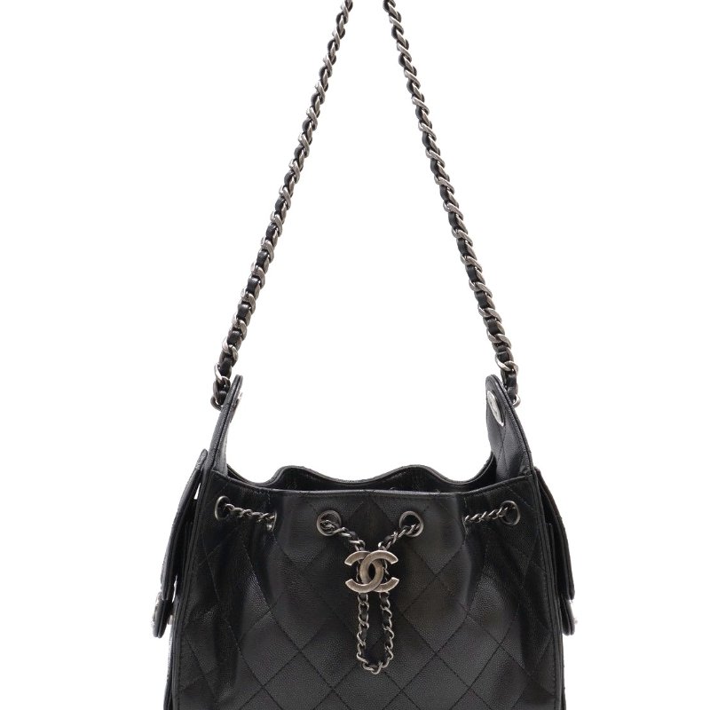 CHANEL 25 Mini hobo bag - 黑銀-1