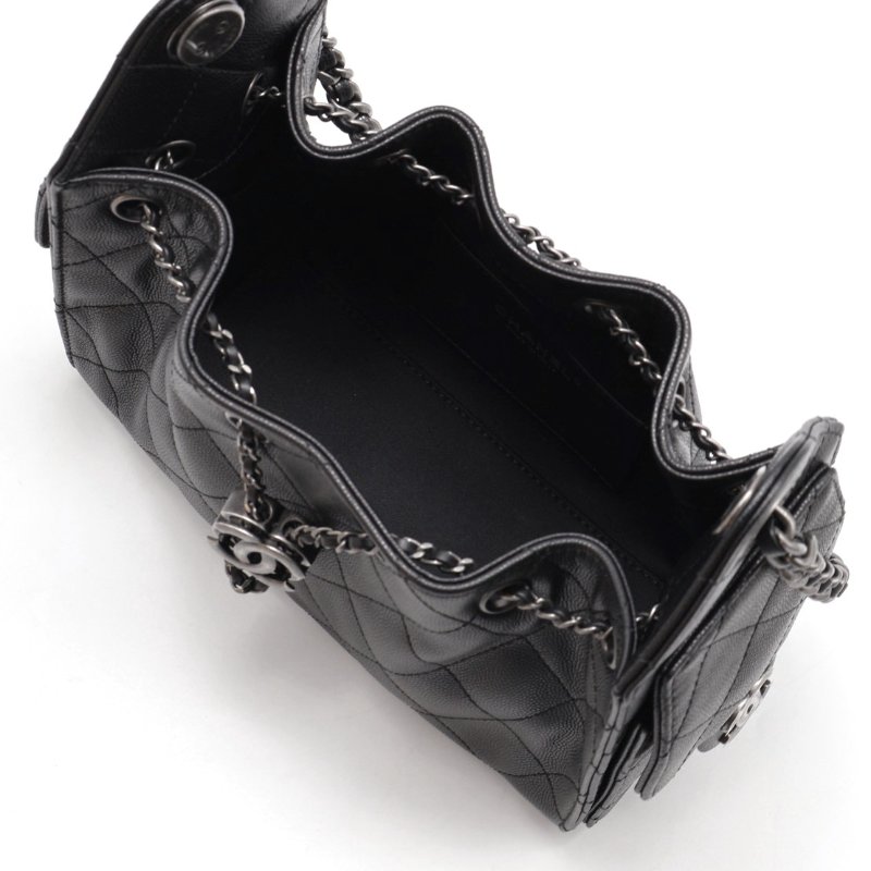 CHANEL 25 Mini hobo bag - 黑銀-3