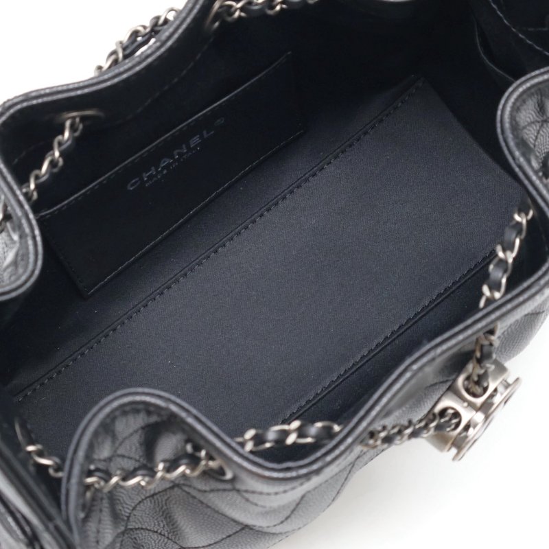 CHANEL 25 Mini hobo bag - 黑銀-4