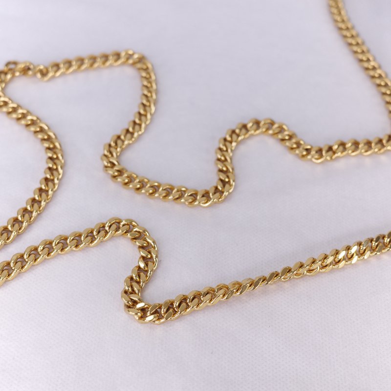 Saint Laurent 聖羅蘭 魚子醬牛皮 黑色 金扣 Logo 鏈條包·-7