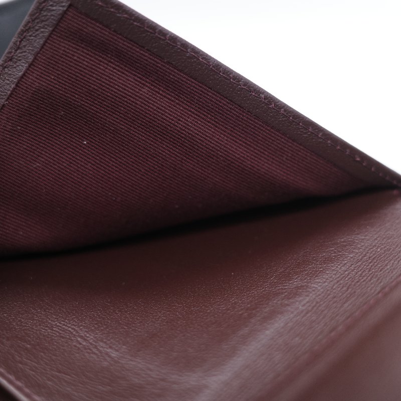 Chanel 香奈兒 經典 菱格紋黑色 小羊皮金扣小型翻蓋短夾-17