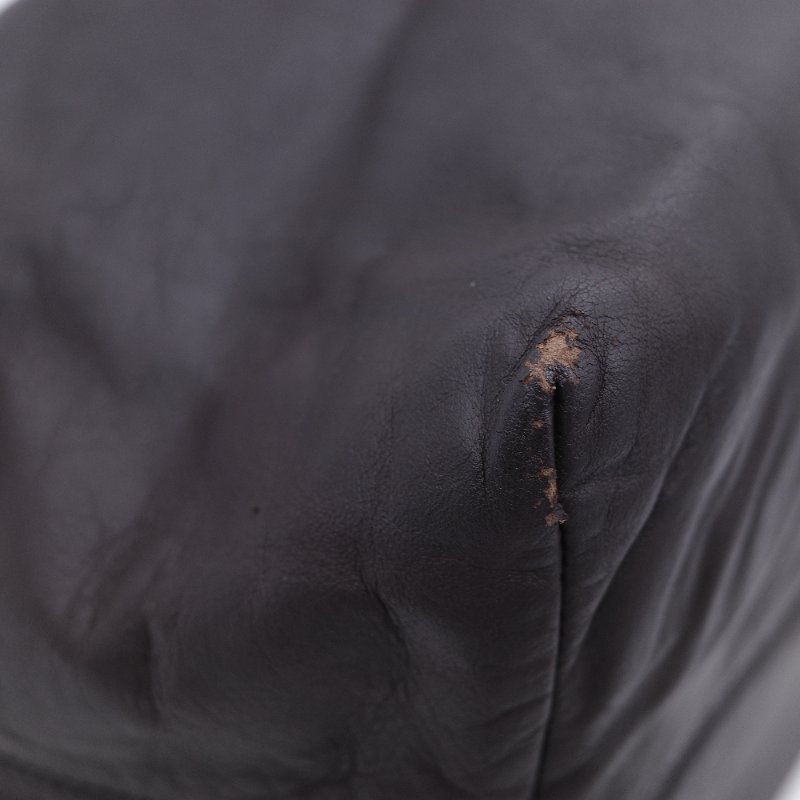 Loewe 羅威 Flamenco 打結手提 棕色刺繡羊皮  肩背包 流浪包-10