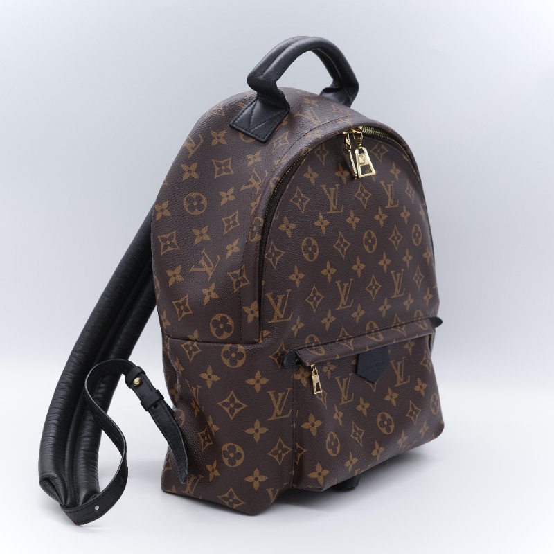 Louis Vuitton 路易威登 Palm Springs MM 老花 帆布皮革飾邊 雙肩包 後背包-6