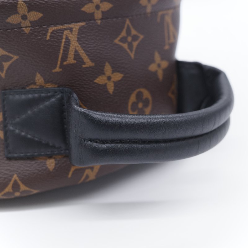 Louis Vuitton 路易威登 Palm Springs MM 老花 帆布皮革飾邊 雙肩包 後背包-9