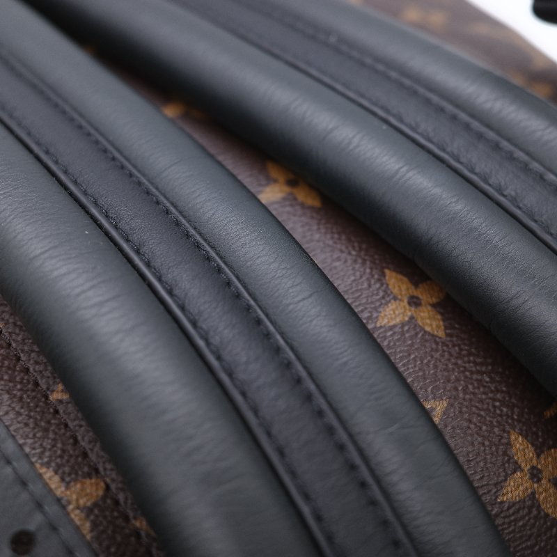 Louis Vuitton 路易威登 Palm Springs MM 老花 帆布皮革飾邊 雙肩包 後背包-12