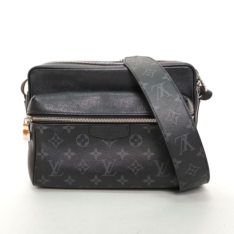 LOUIS VUITTON Outdoor郵差包黑色PVC2020老花肩背包-0
