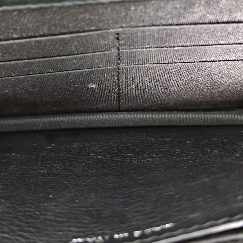 CHANEL CFWOC19cm黑色牛皮19開銀扣肩背包-5