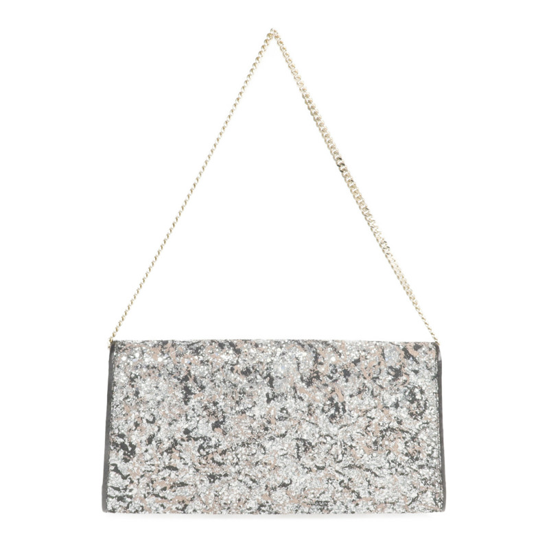 JIMMY CHOO 牛皮皮革Shoulder Bag金扣鏈帶肩背袋-1