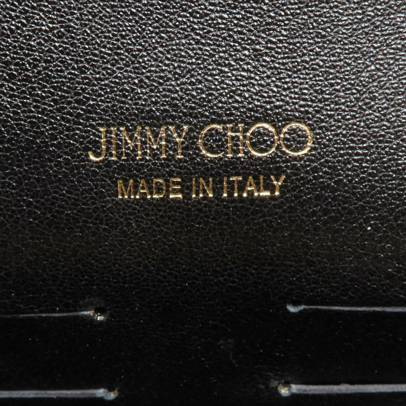 JIMMY CHOO 牛皮皮革Shoulder Bag金扣鏈帶肩背袋-12