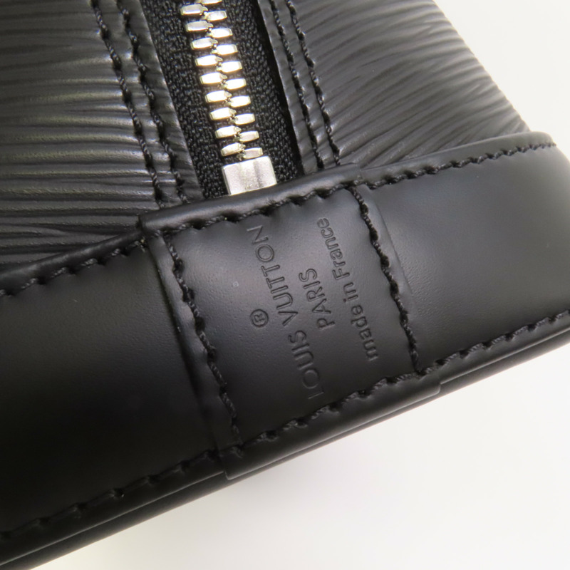 LOUIS VUITTON Epi Alma PM銀扣手挽袋-9