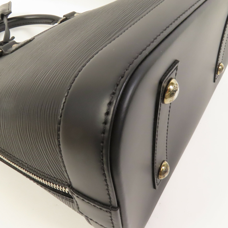 LOUIS VUITTON Epi Alma PM銀扣手挽袋-12