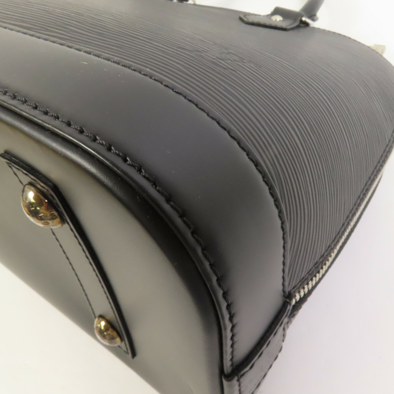 LOUIS VUITTON Epi Alma PM銀扣手挽袋-13