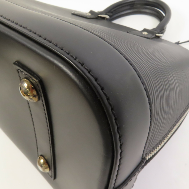 LOUIS VUITTON Epi Alma PM銀扣手挽袋-14