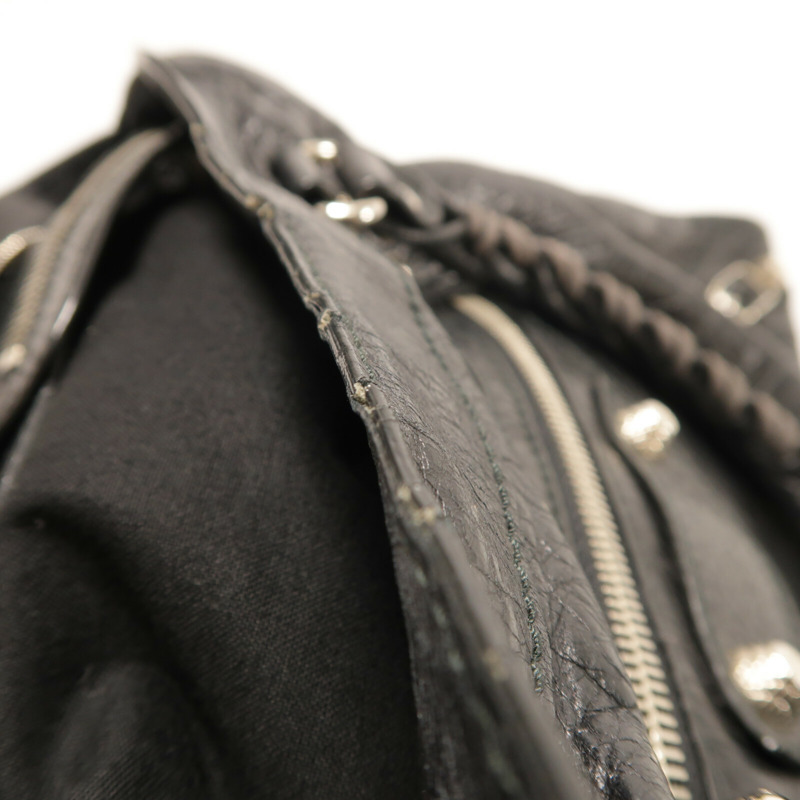 BALENCIAGA 牛皮皮革City銀扣手挽肩背兩用袋-15