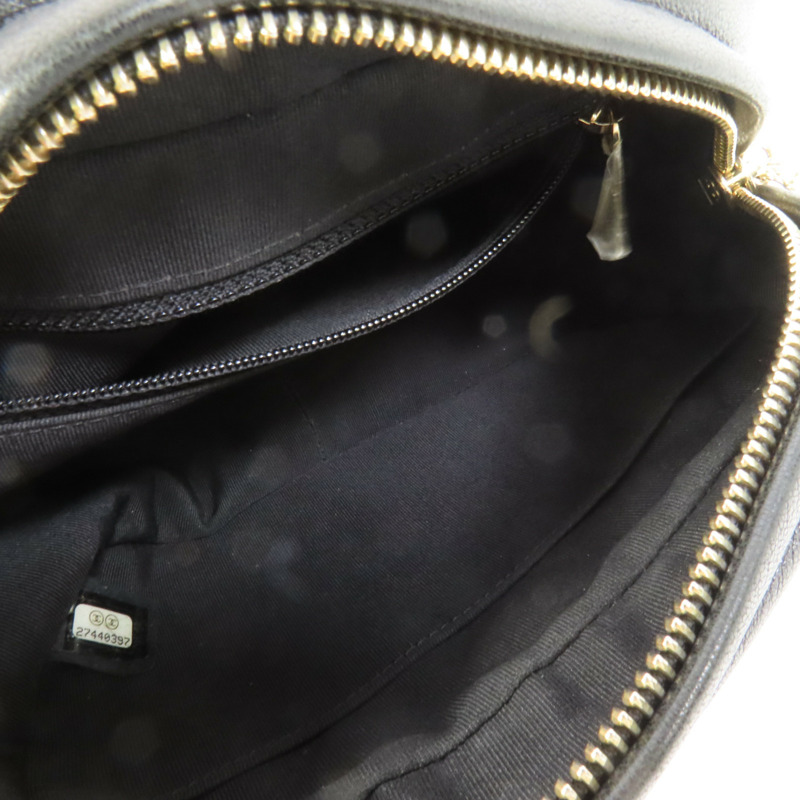 CHANEL 羊皮皮革Chain Shoulder Bag金扣鏈帶肩背袋-4