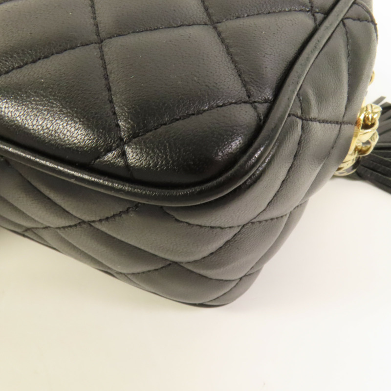 CHANEL 羊皮皮革Chain Shoulder Bag金扣鏈帶肩背袋-13