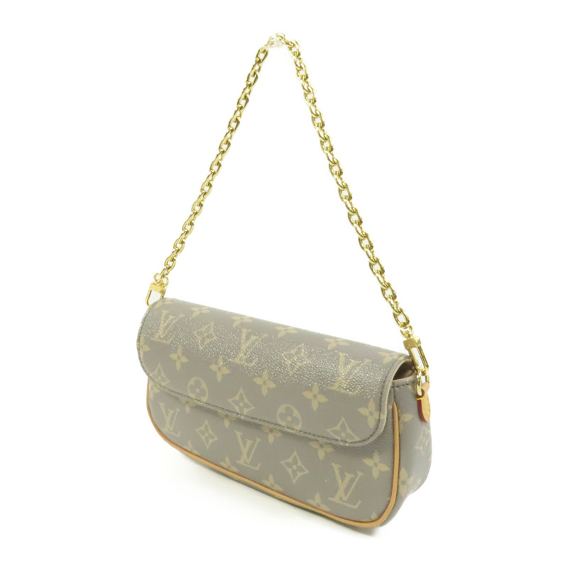 LOUIS VUITTON Monogram Wallet on Chain Ivy金扣鏈帶手挽肩背兩用袋-2