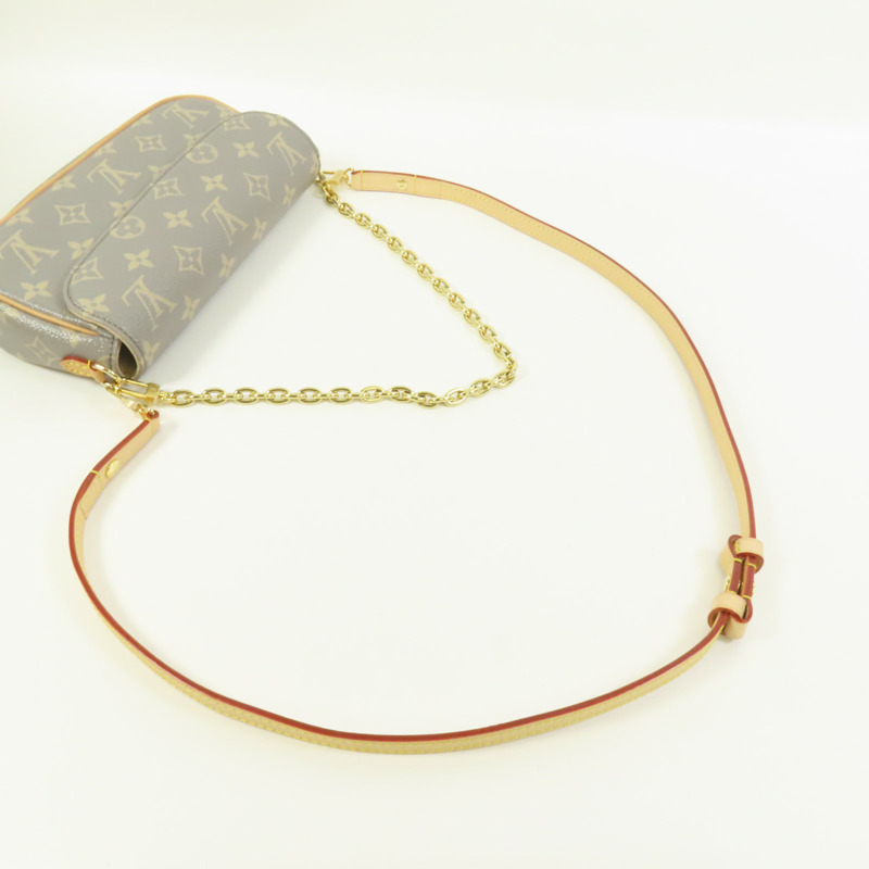 LOUIS VUITTON Monogram Wallet on Chain Ivy金扣鏈帶手挽肩背兩用袋-4
