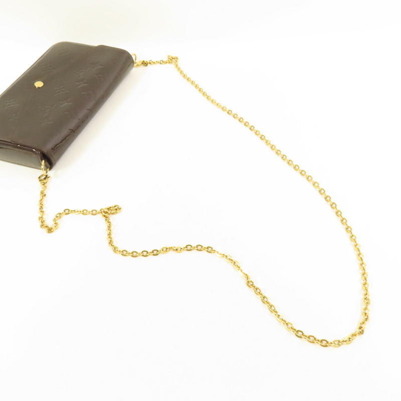 LOUIS VUITTON Vernis Pochette Felicie金扣肩背袋-5