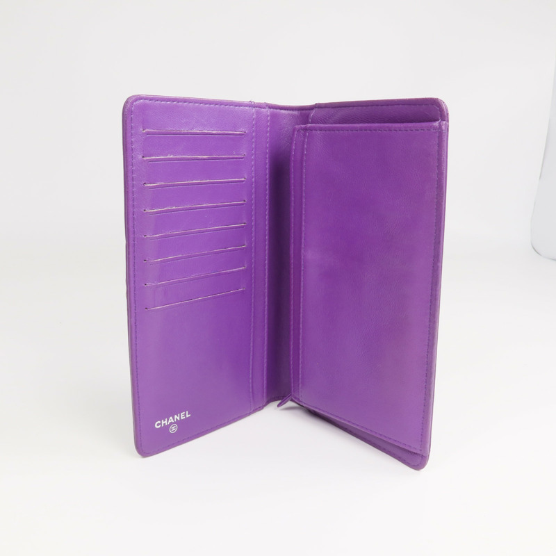 CHANEL 羊皮皮革Boy Chanel Wallet長錢包-6