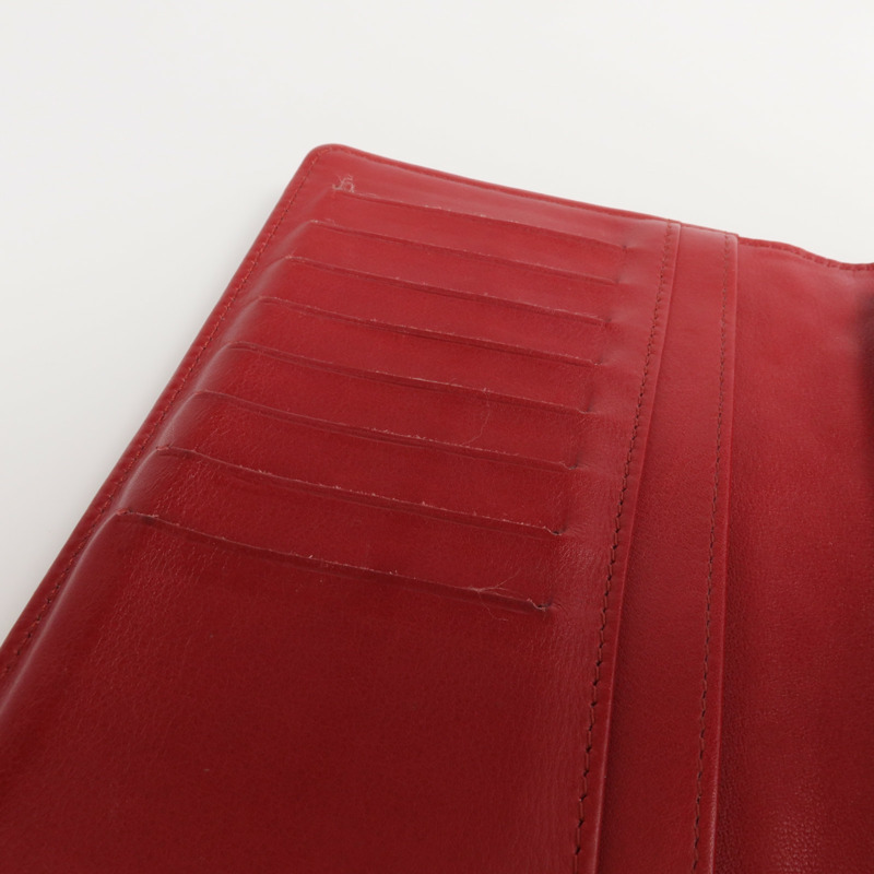 CHANEL 漆皮皮革Long Wallet銀扣長錢包-11