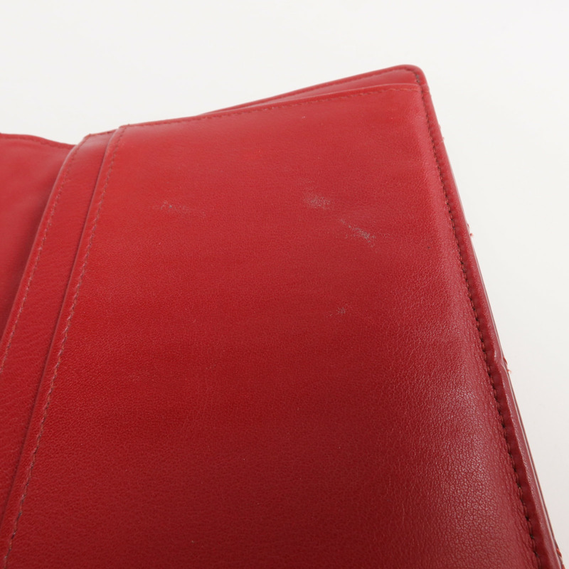 CHANEL 漆皮皮革Long Wallet銀扣長錢包-12