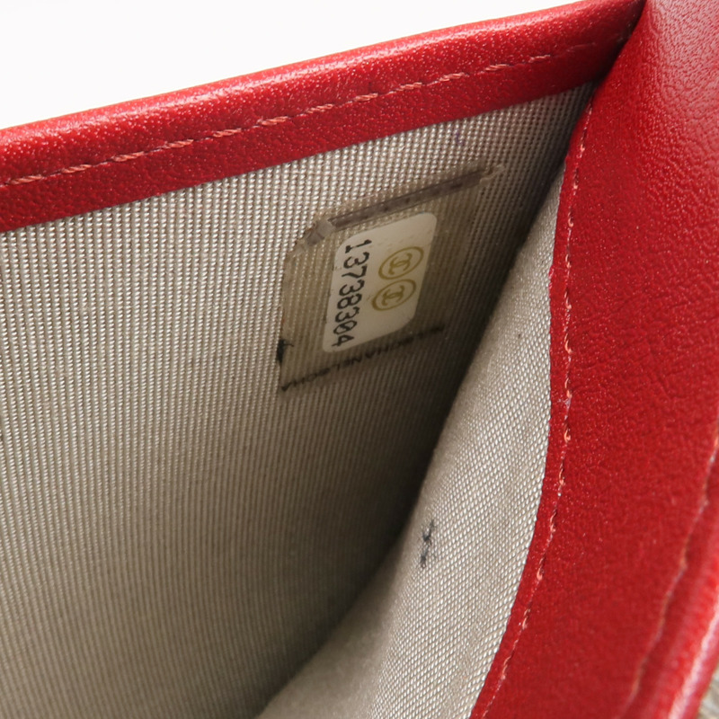 CHANEL 漆皮皮革Long Wallet銀扣長錢包-16