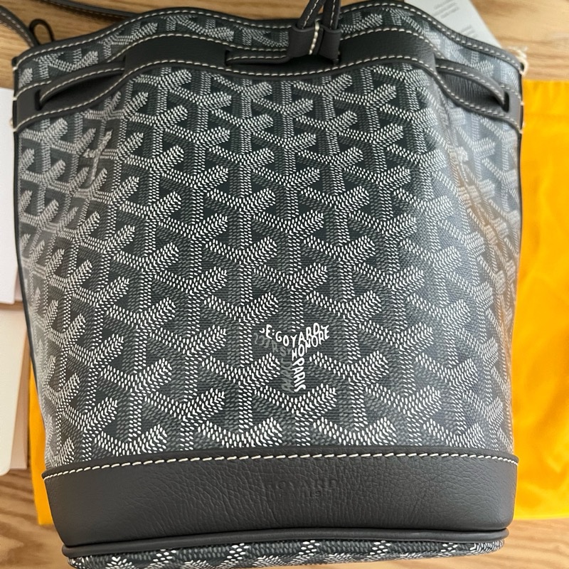 Goyard Bag Petit Flot Bucket Bag 灰色水桶袋-1