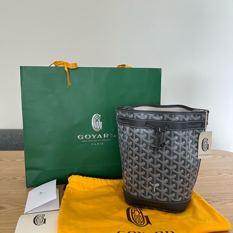 Goyard Bag Petit Flot Bucket Bag 灰色水桶袋-4