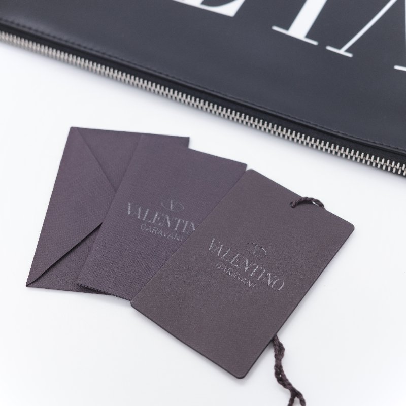 Valentino 華倫天奴 VLTN 黑色 小牛皮手拿包-14