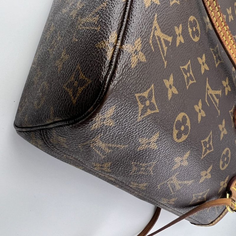 Louis Vuitton Neverfull 老花購物袋-9