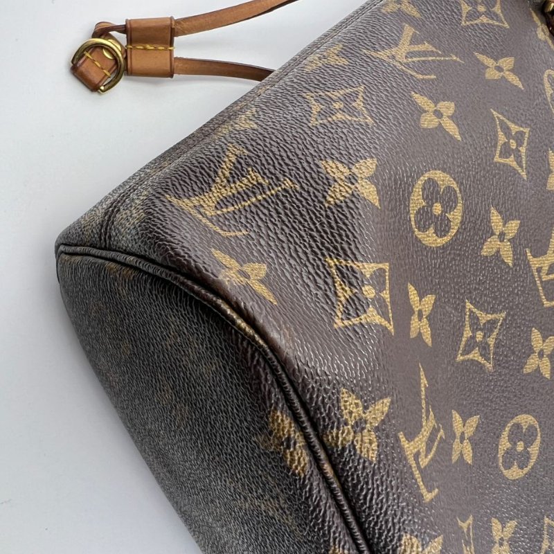 Louis Vuitton Neverfull 老花購物袋-12