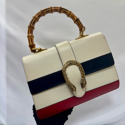 古馳 GUCCI  DIONYSUS 448075 BAMBOO SHOULDER竹節斜背包 2 ways