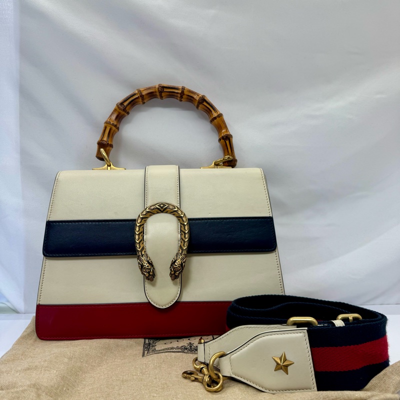 古馳 GUCCI  DIONYSUS 448075 BAMBOO SHOULDER竹節斜背包 2 ways-2