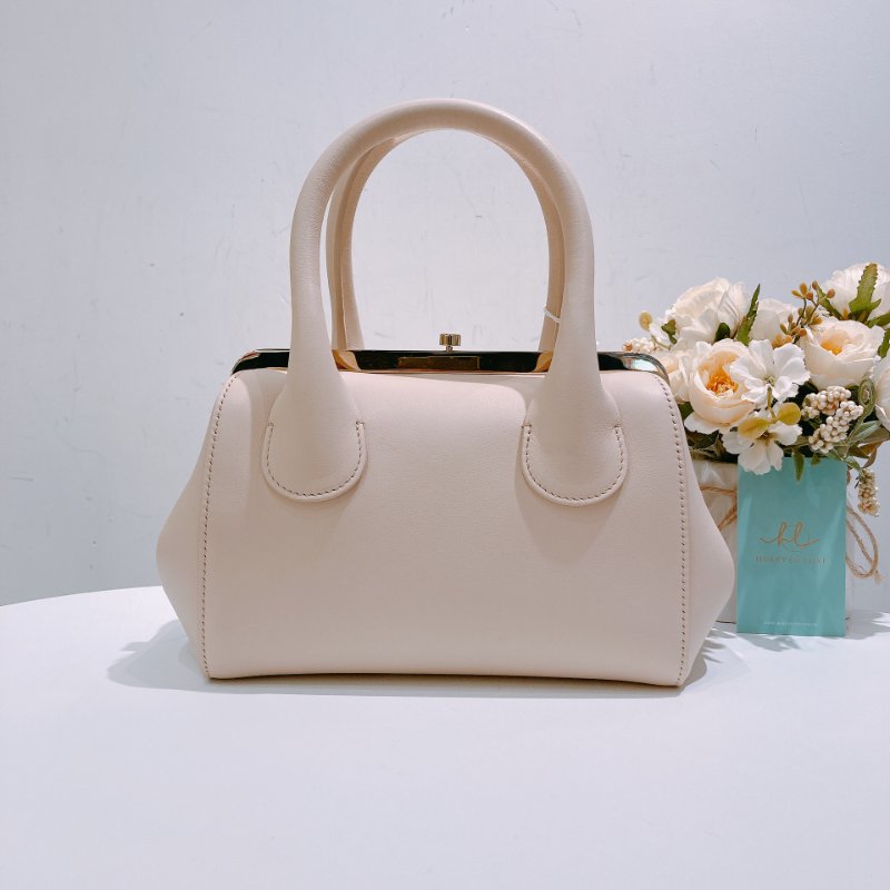 TW4763  Chloe 寇兒 手提肩背包 米色 Joyce Mini Frame Bag Cement Beige-1