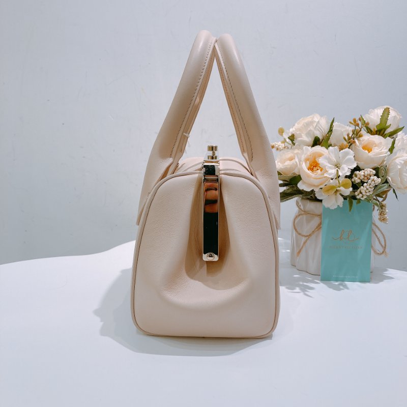 TW4763  Chloe 寇兒 手提肩背包 米色 Joyce Mini Frame Bag Cement Beige-3