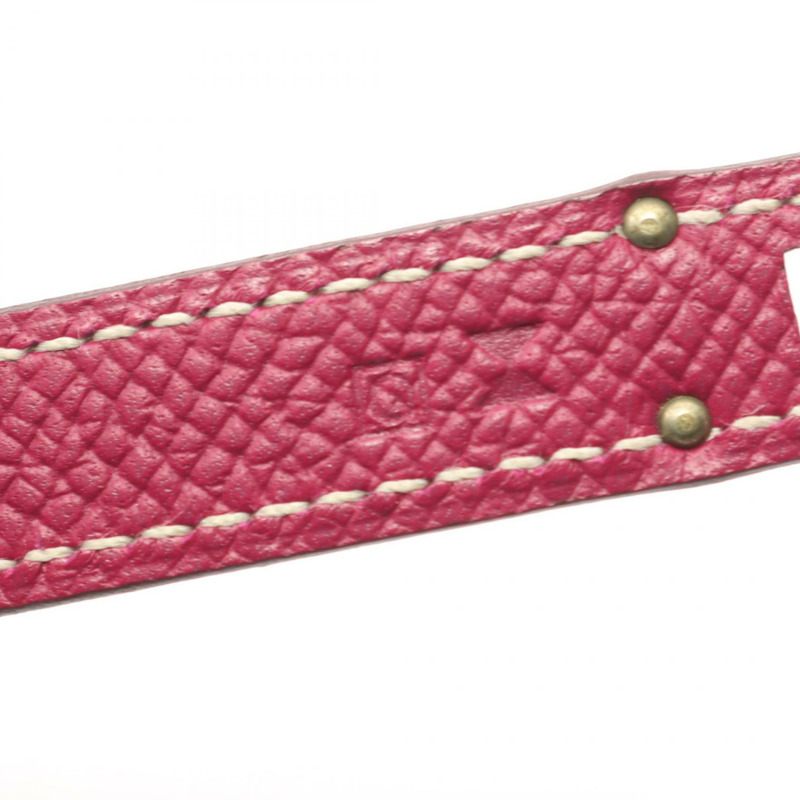 愛馬仕 Kelly 長版皮夾 Verso Epsom 皮革粉紅玫瑰色 Tyrien Tosca 二手 Q SHW-4