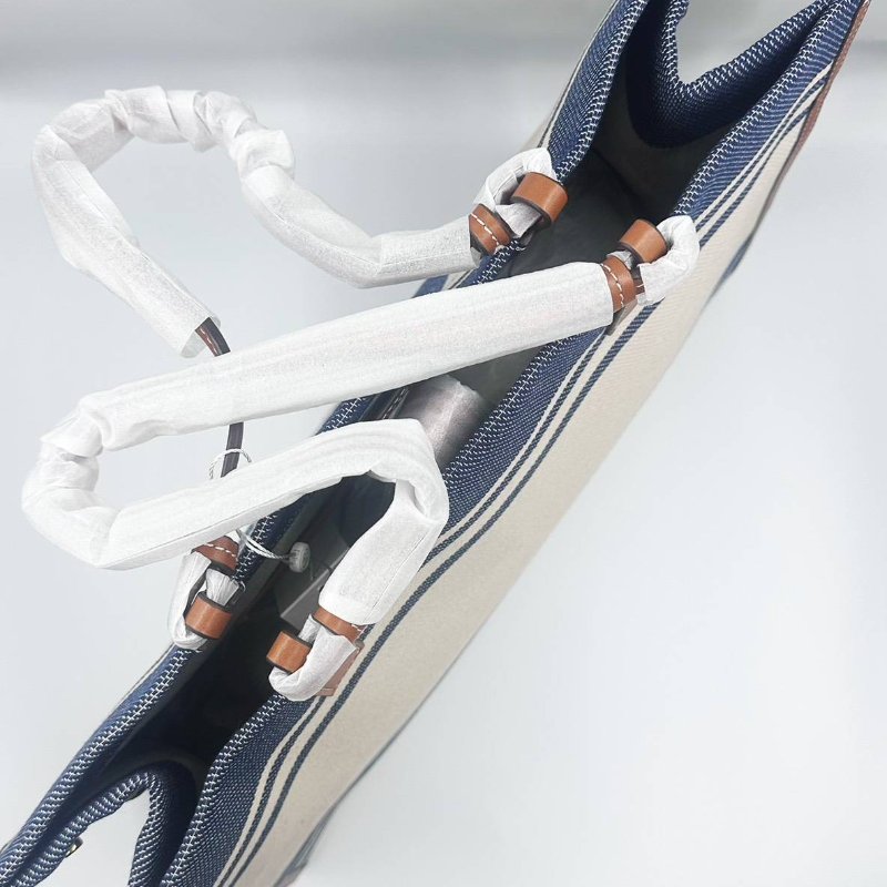 TORY BURCH 帆布條文托特包 a266323-4