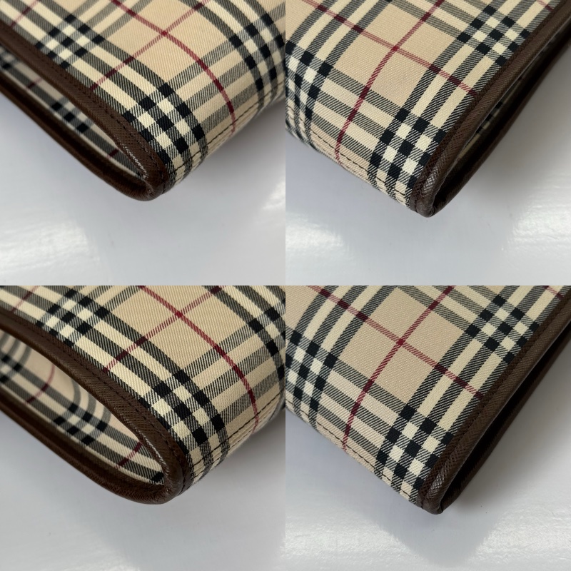 BURBERRY 巴寶莉 經典格紋帆布肩背斜背包CHECKERED-3