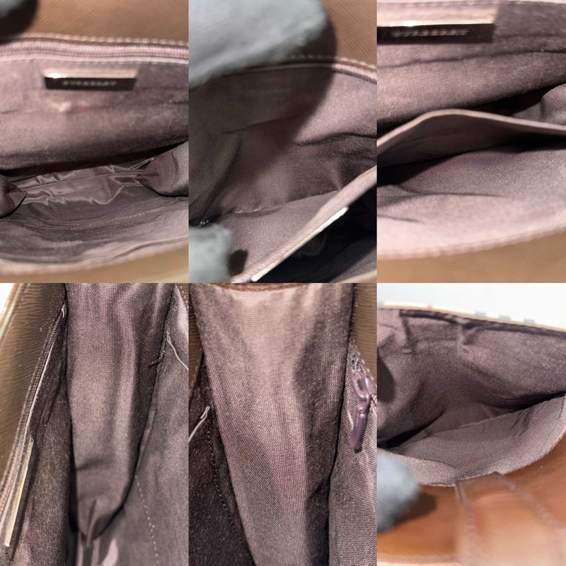 BURBERRY 巴寶莉 經典格紋帆布肩背斜背包CHECKERED-5