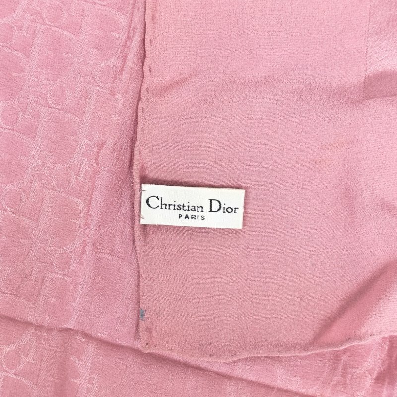 DIOR 中古 Oblique 老花 絲巾-6